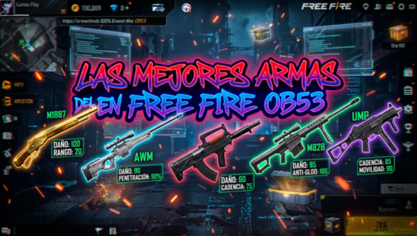 Las Mejores Armas del Meta en Free Fire OB53
